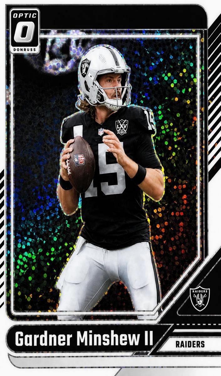 Gardner Minshew II 2024 Donruss Optic Football card