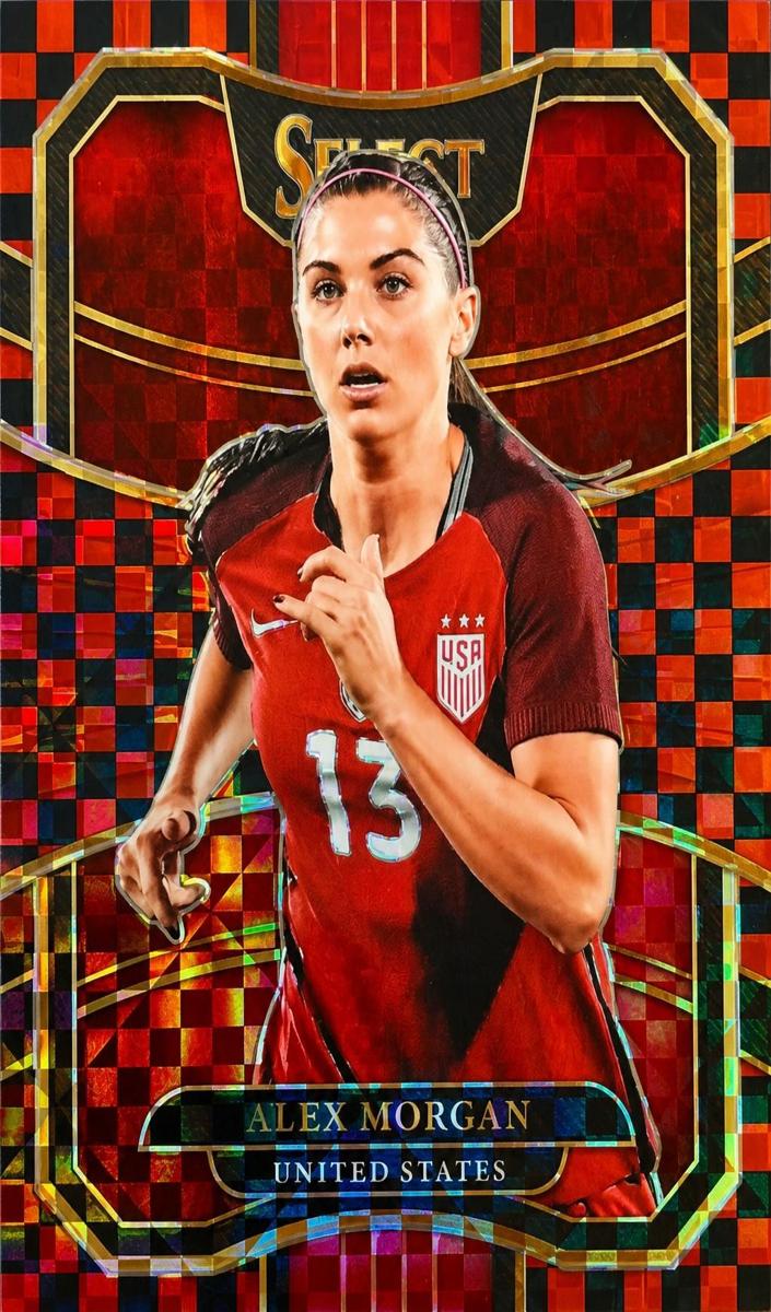 2017 Panini Select Alex Morgan [Checkerboard] #13 card