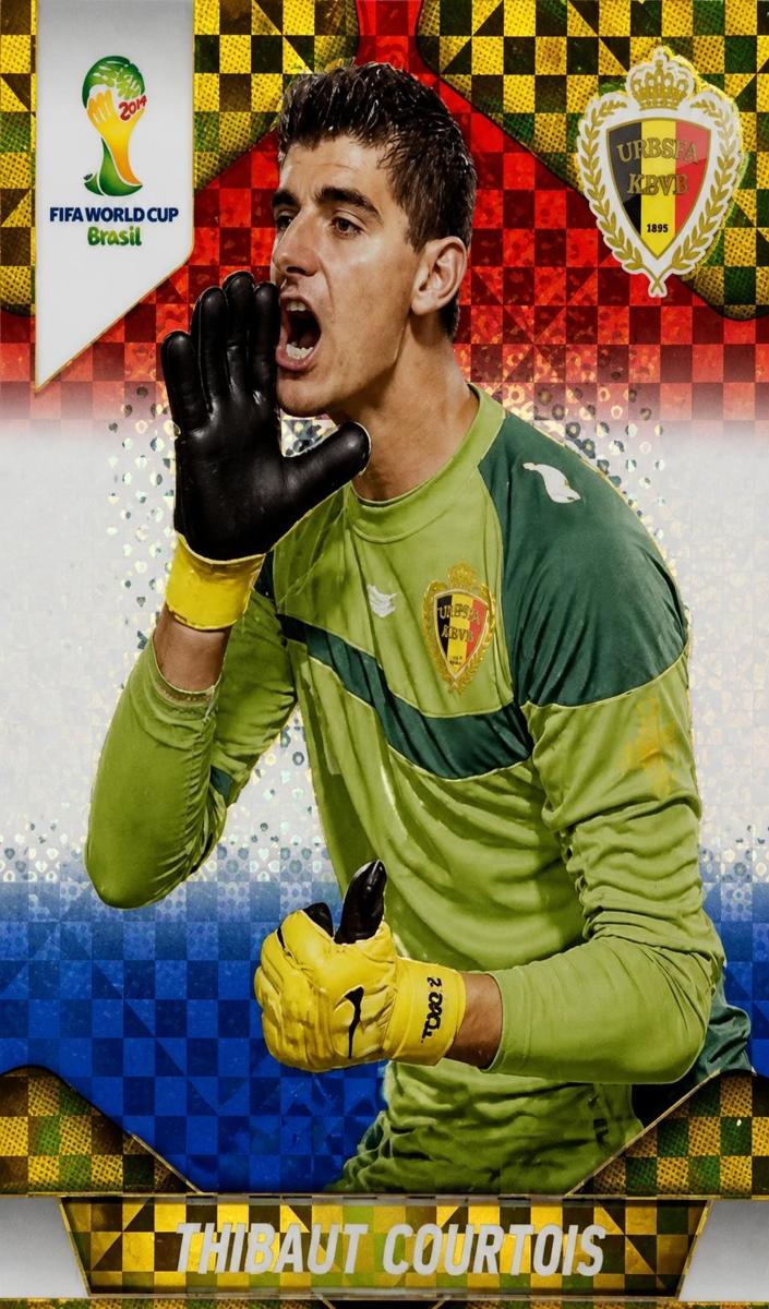 2014 Thibaut Courtois [Red White and Blue Plaid] #18