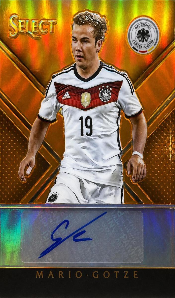 2015 Panini Select Mario Gotze [Orange] #26 card