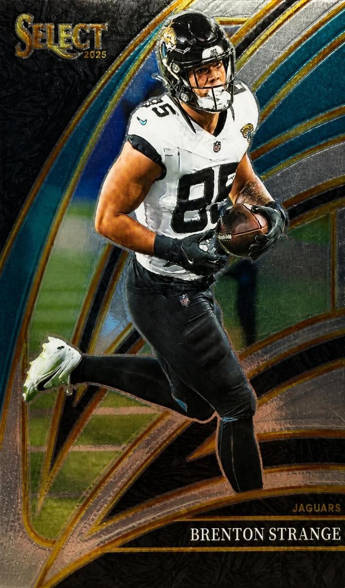 Brenton Strange 2025 Select Football card