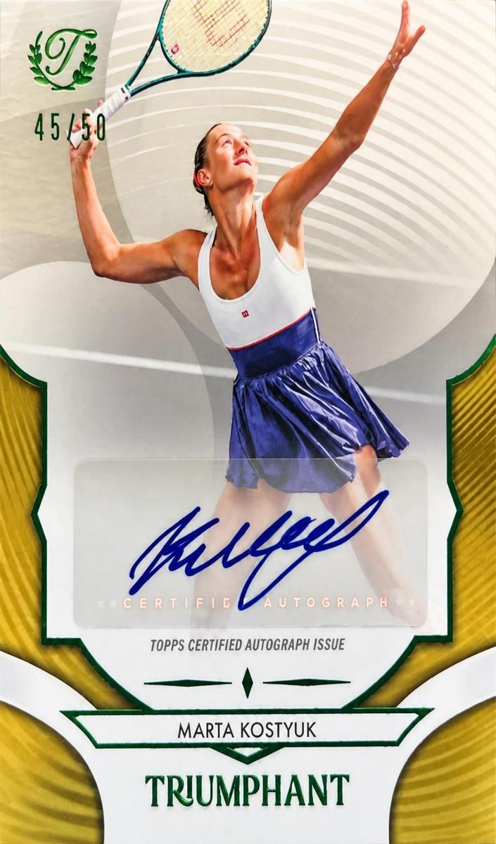 2025 Marta Kostyuk [Trophy Gold Foil] #31-A