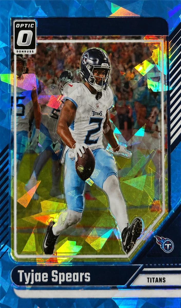 Tyjae Spears 2024 Donruss Optic Football card