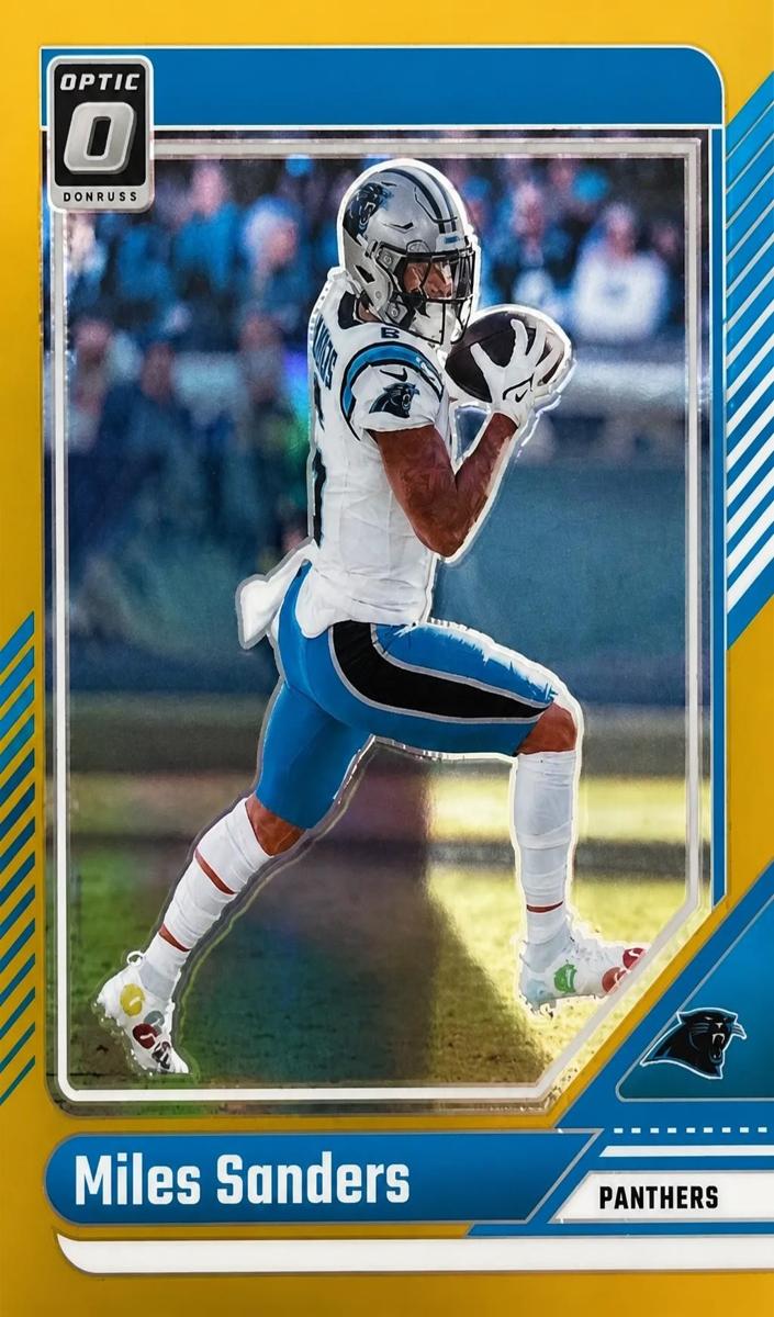 Miles Sanders 2024 Donruss Optic Football card