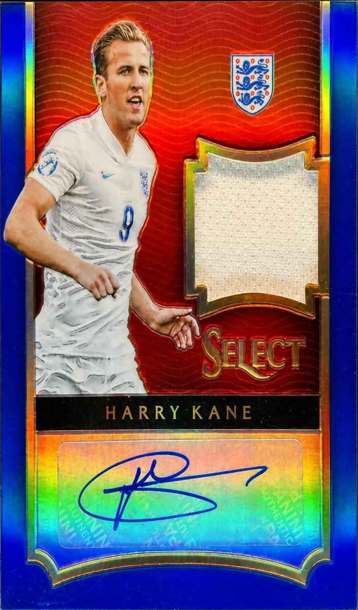 2015 Panini Select Harry Kane [Blue] #55 card