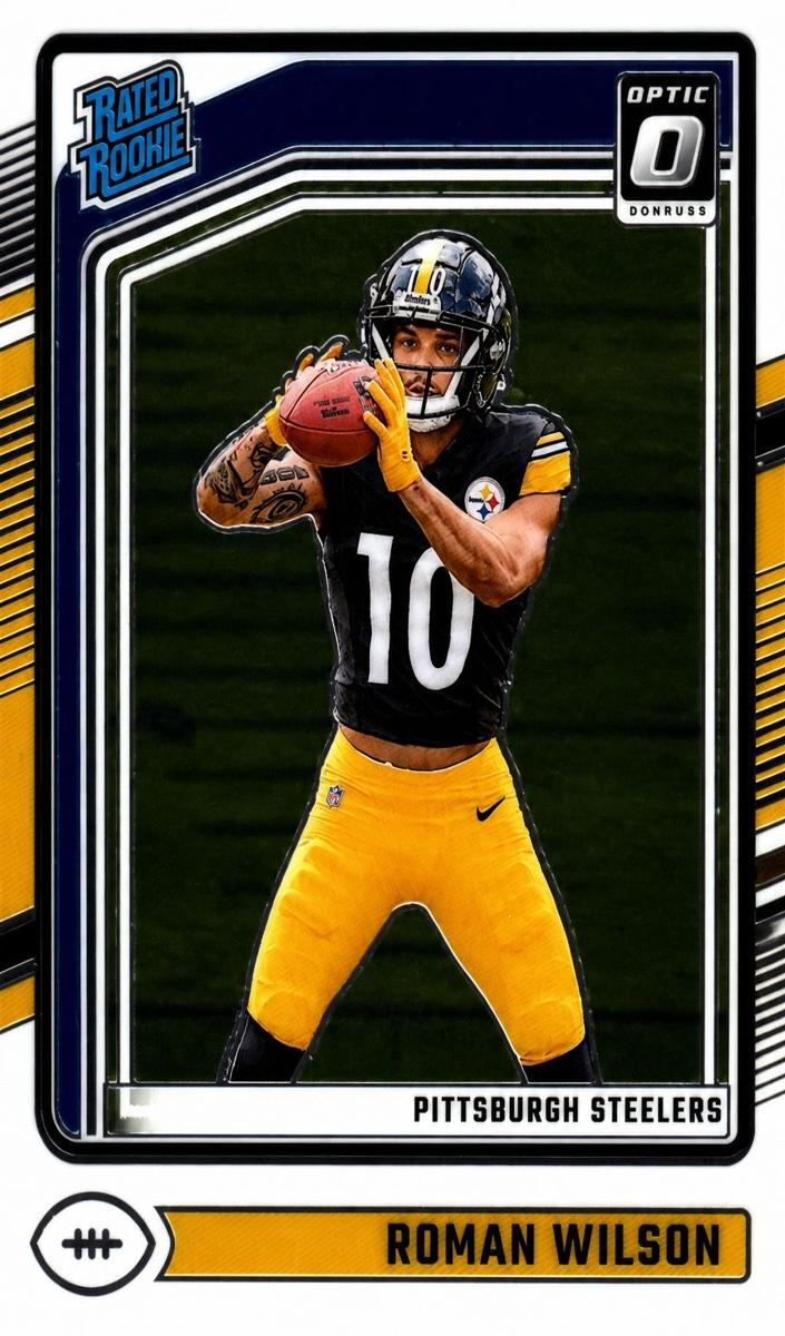 Roman Wilson 2024 Donruss Optic Football card