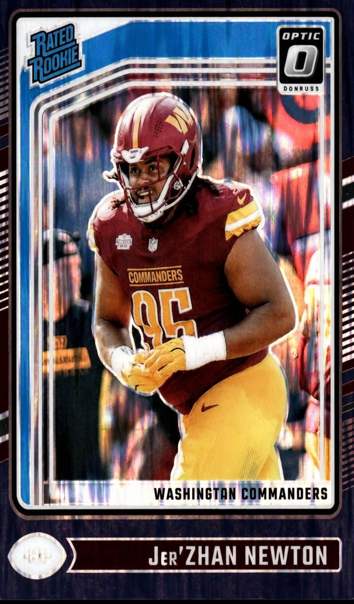 Jer'Zhan Newton 2024 Donruss Optic Football card