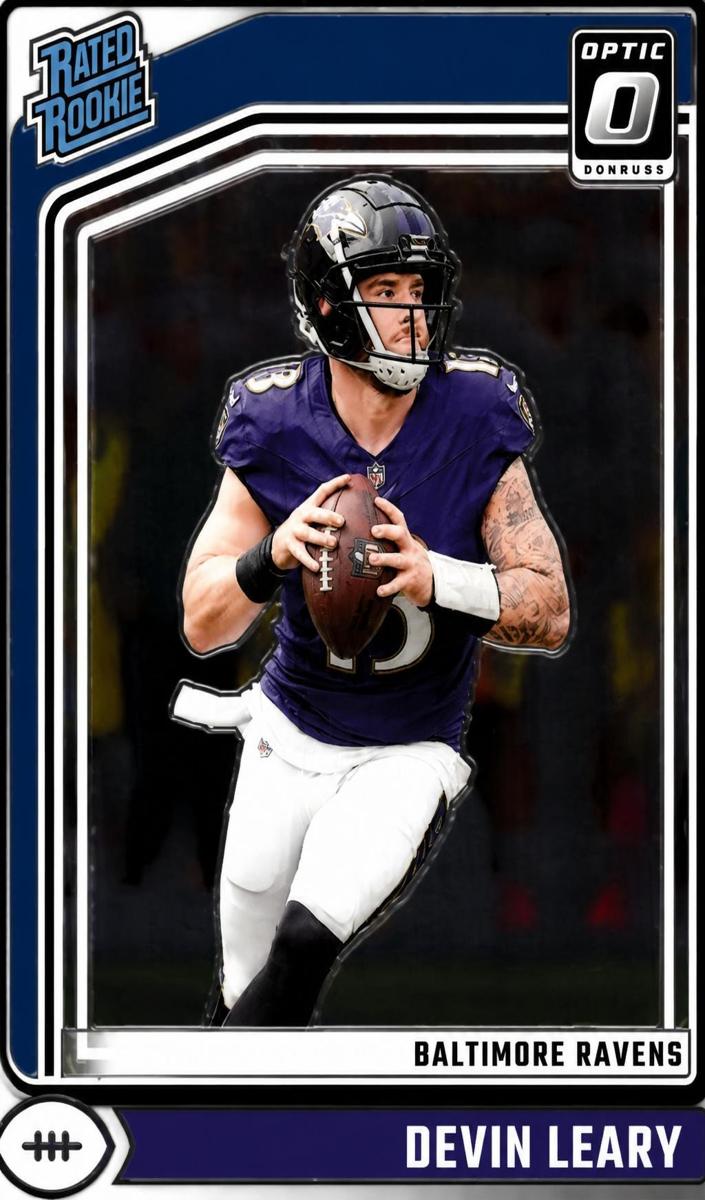 Devin Leary 2024 Donruss Optic Football card
