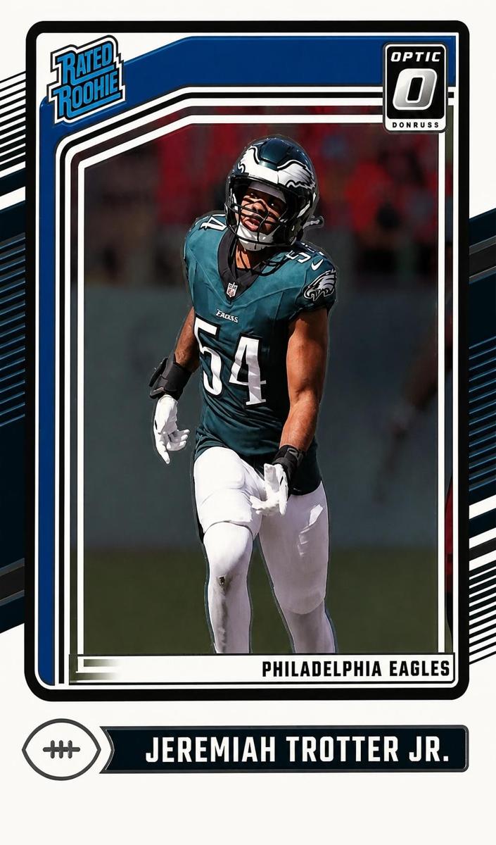 Jeremiah Trotter Jr. 2024 Donruss Optic Football card