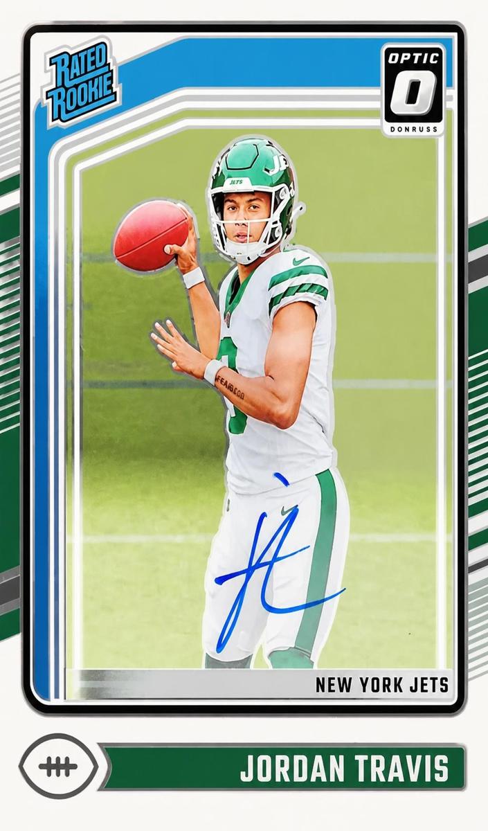 Jordan Travis 2024 Donruss Optic Football card