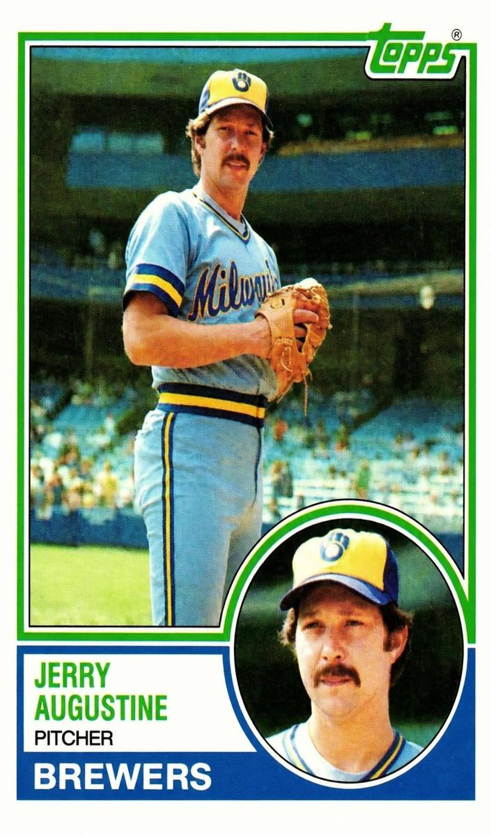 1983 Topps Jerry Augustine #424 card