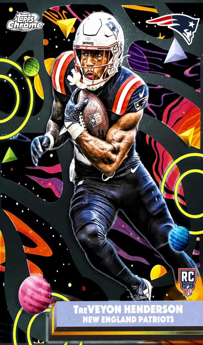 TreVeyon Henderson 2025 Cosmic Chrome card