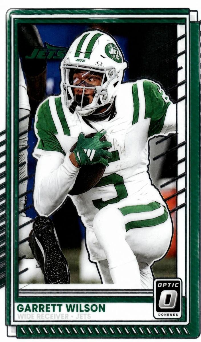 Garrett Wilson 2025 Donruss Optic Football card