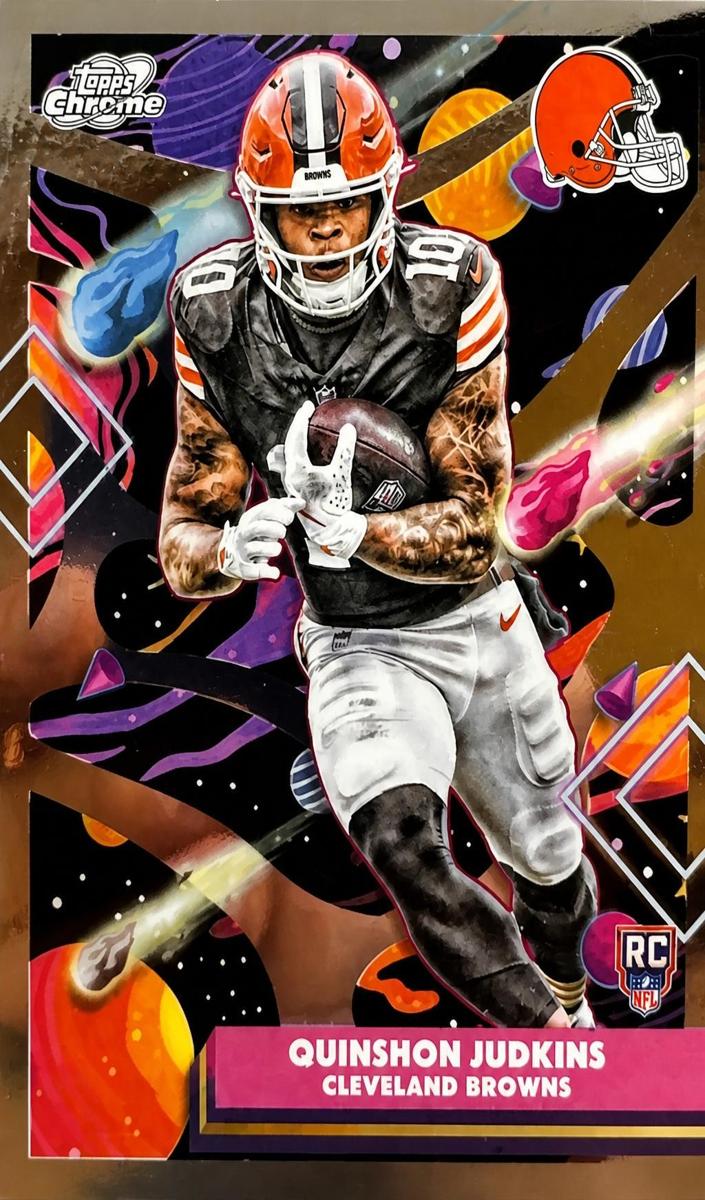 Quinshon Judkins 2025 Cosmic Chrome card