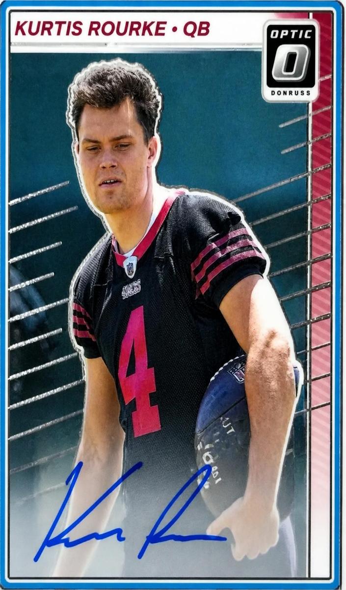 Kurtis Rourke 2025 Donruss Optic Football card