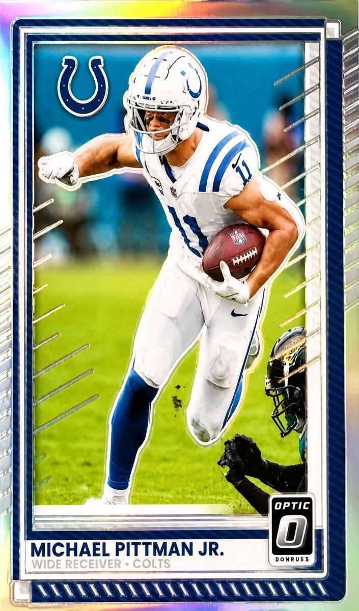 Michael Pittman Jr. 2025 Donruss Optic Football card
