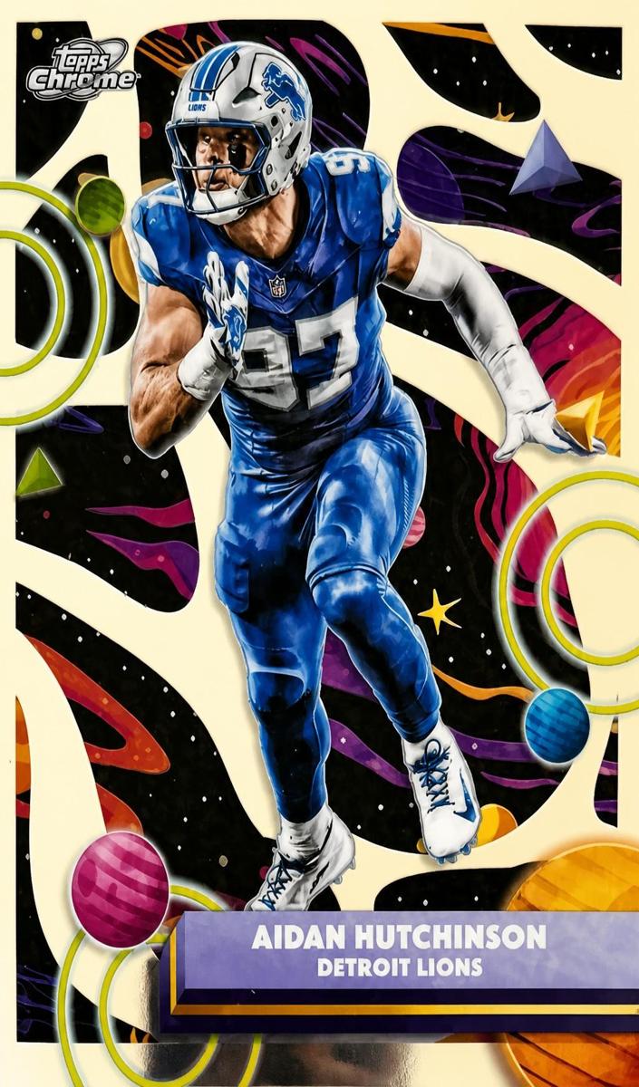 Aidan Hutchinson 2025 Cosmic Chrome card