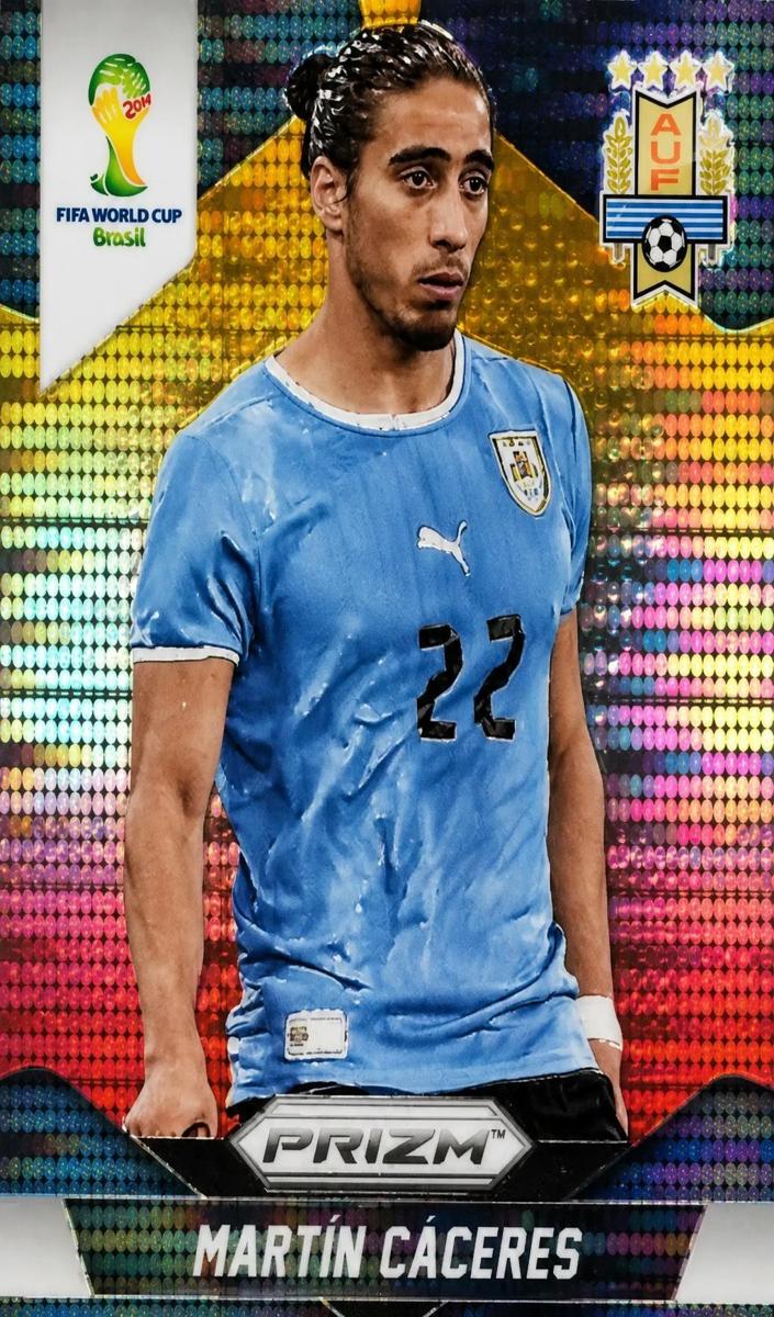 2014 Martin Caceres [Yellow and Red Pulsar] #190