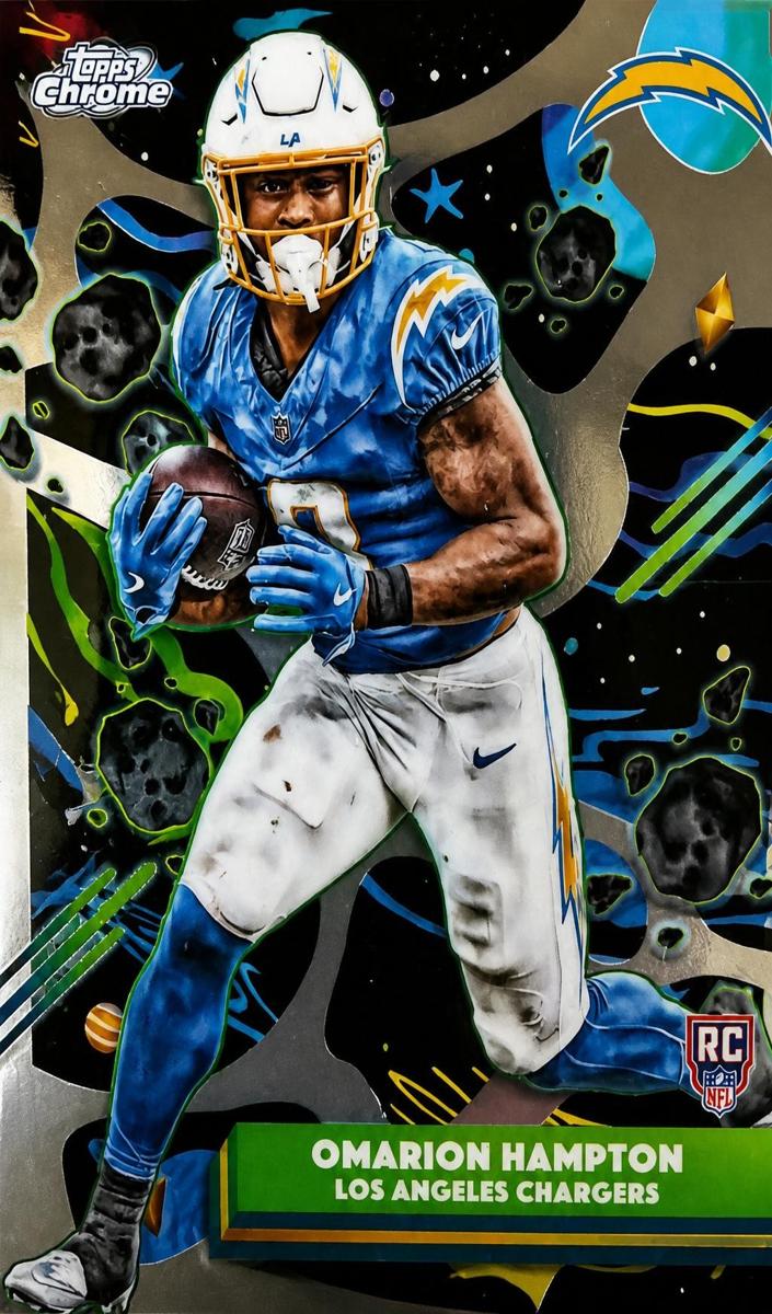 Omarion Hampton 2025 Cosmic Chrome card