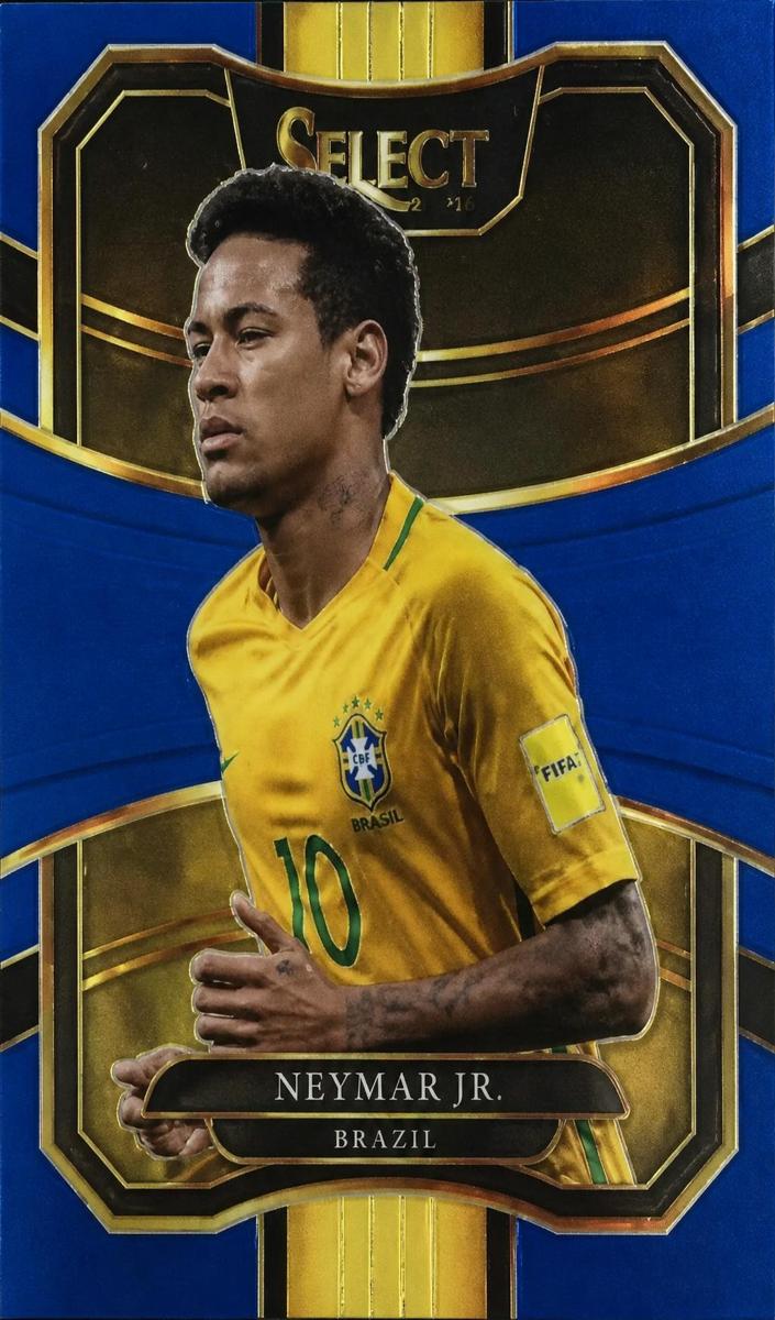 2017 Panini Select Neymar Jr [Blue] #70 card