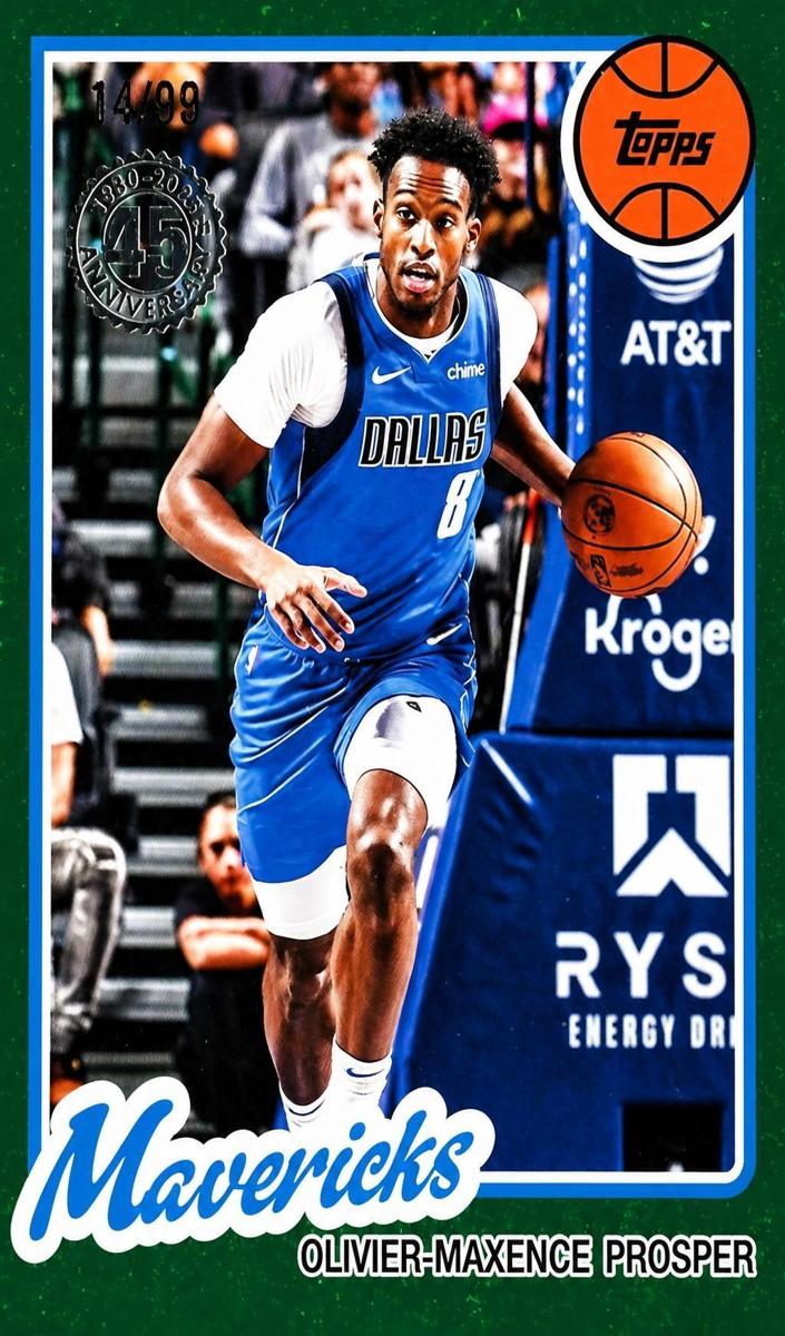 Olivier-Maxence Prosper 2025 Topps Basketball card