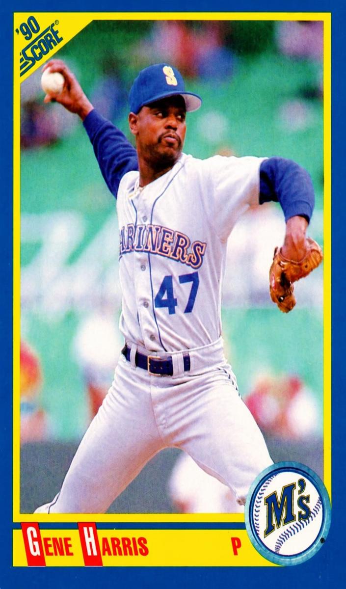 1990 Score Gene Harris #548 card