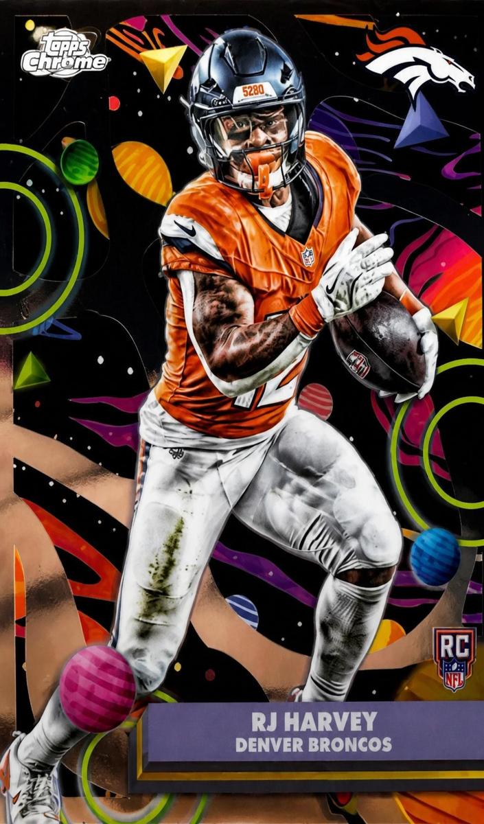 2025 Topps Cosmic Chrome RJ Harvey #132 card