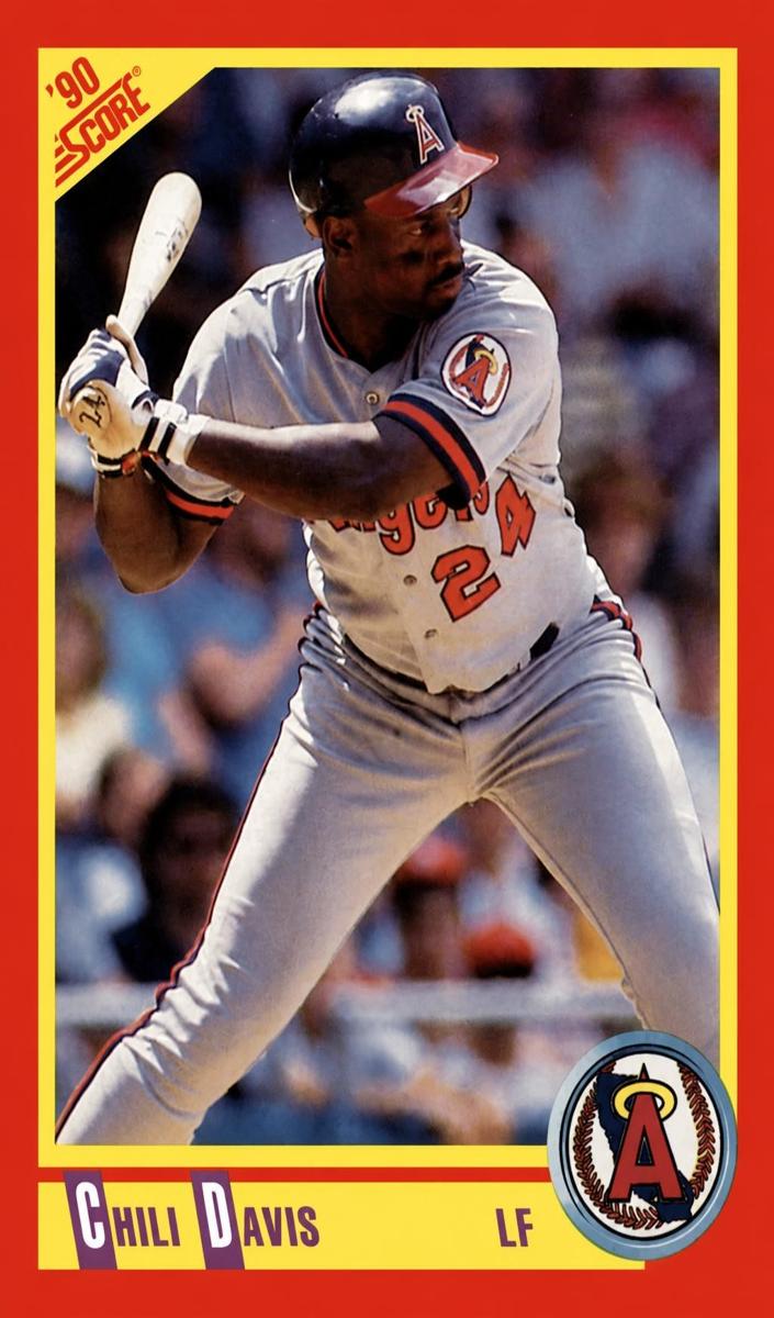 1990 Chili Davis #326