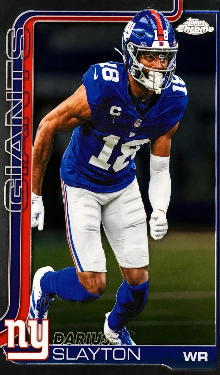 Darius Slayton 2025 Topps Chrome Football card