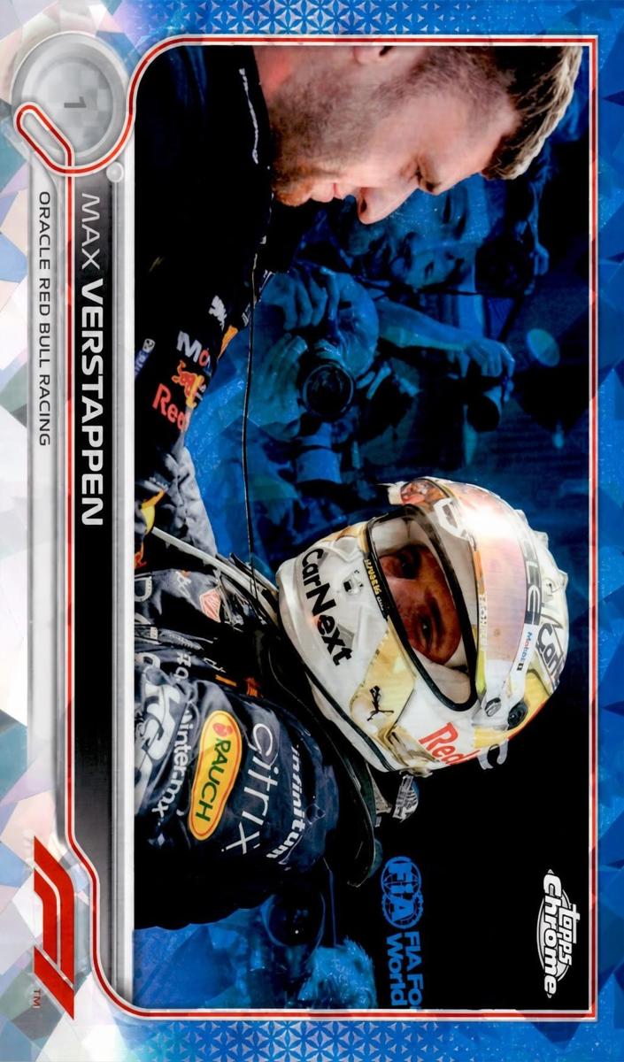 2022 Topps Chrome F1 Max Verstappen #4 card