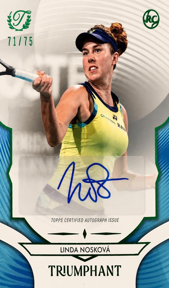 2025 Linda Noskova [Hard Court Blue Foil] #27-A