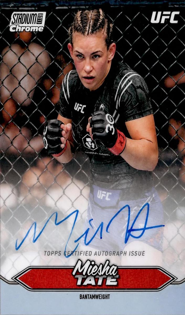 2025 Topps Stadium Club Miesha Tate #CAS-MTE card