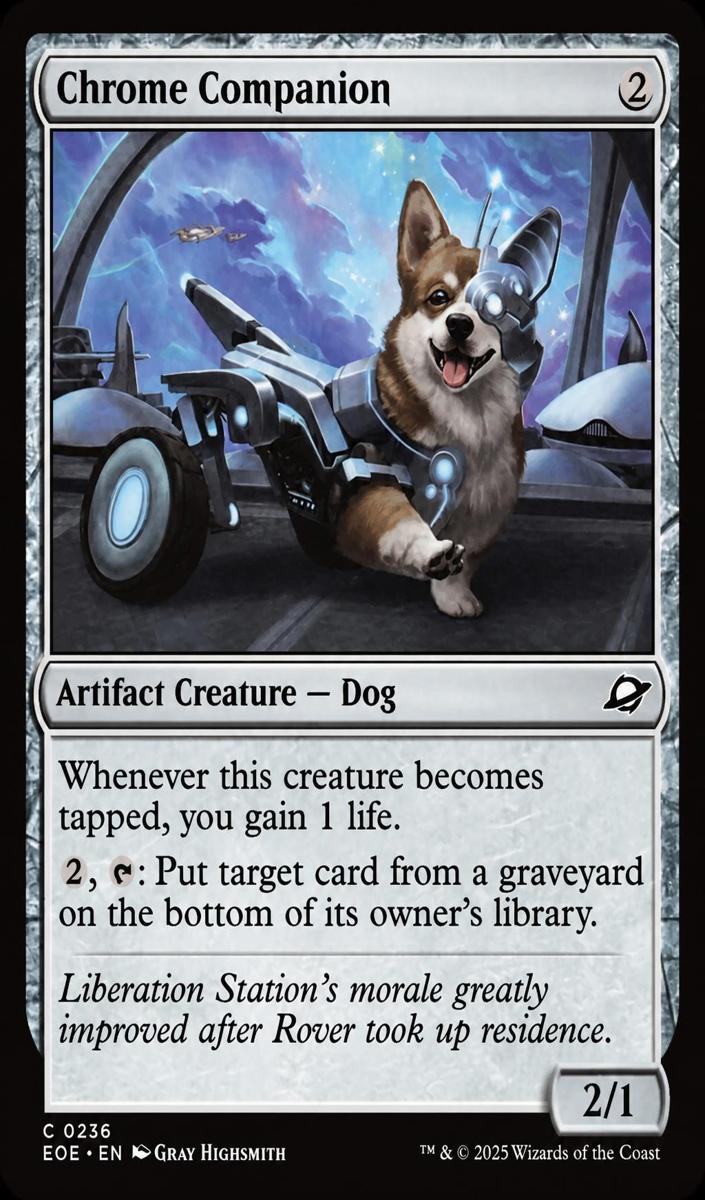 Chrome Companion - 2025 Magic The Gathering Edge of Eternity