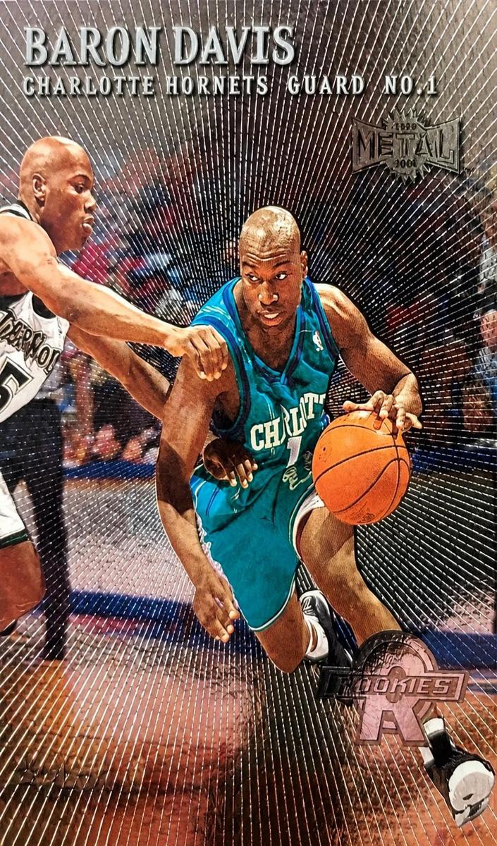 1999 Metal Baron Davis #166 card