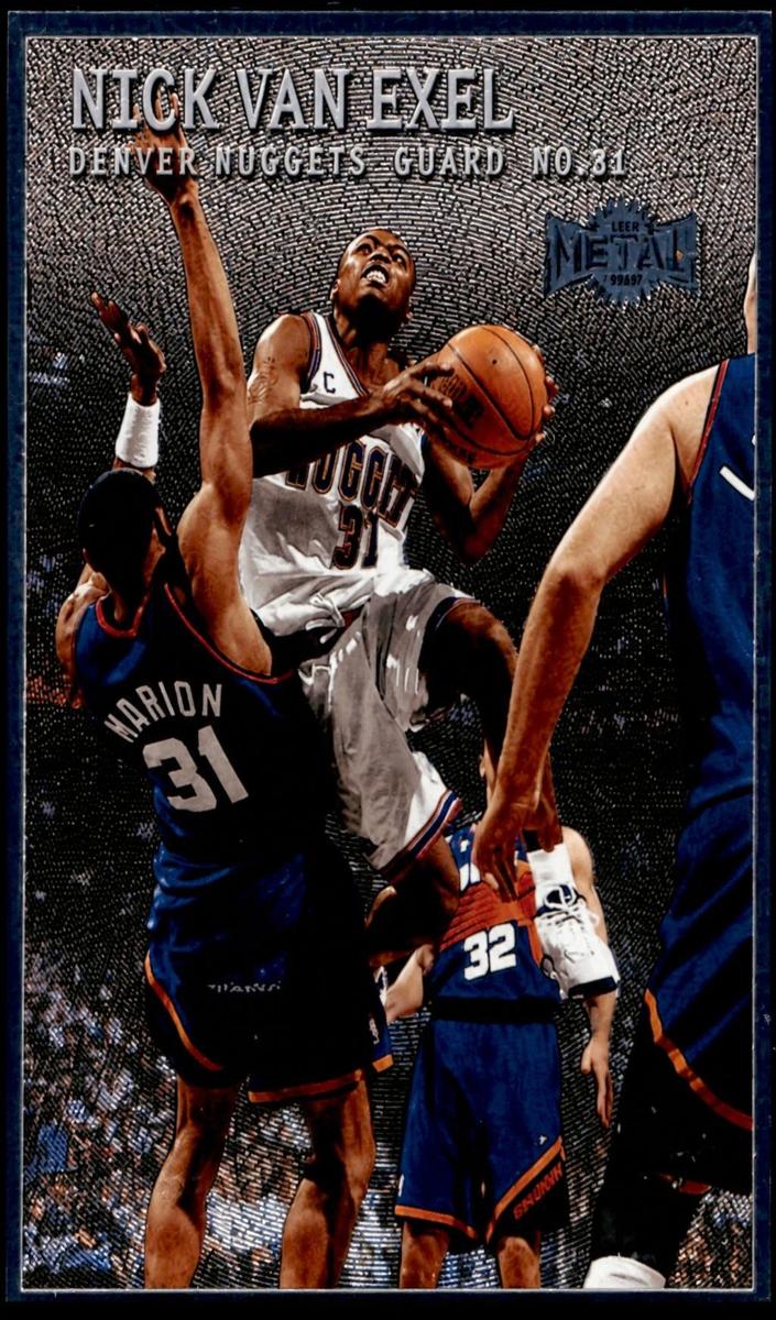 1999 Metal Nick Van Exel #104 card