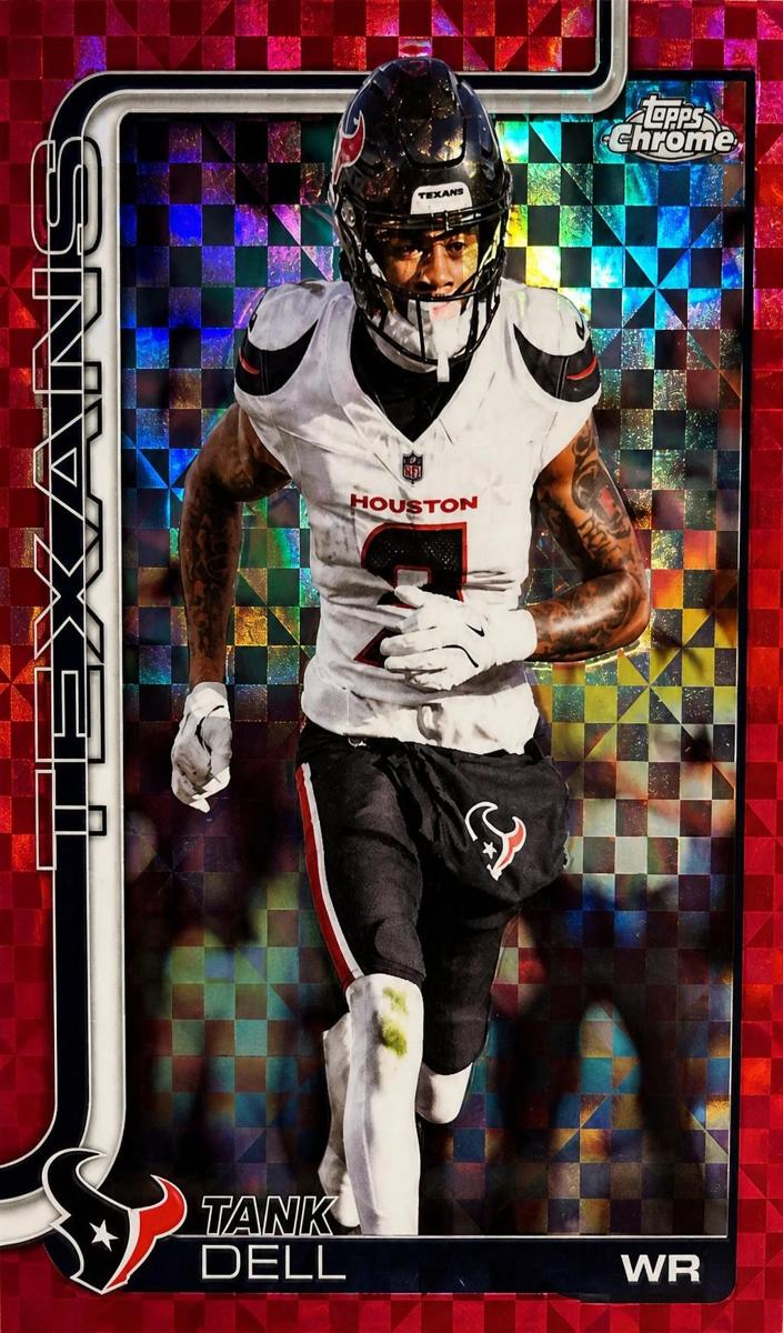 Tank Dell 2025 Topps Chrome Football card