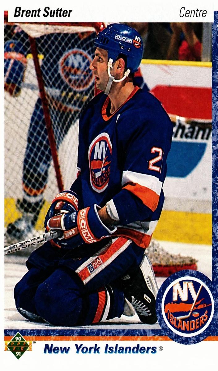 1990 Upper Deck Brent Sutter #249 card