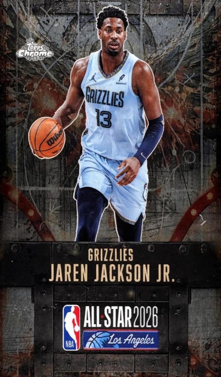 2025 Topps Chrome Cactus Jack X NBA All-Star Game Jaren Jackson Jr. #5 card