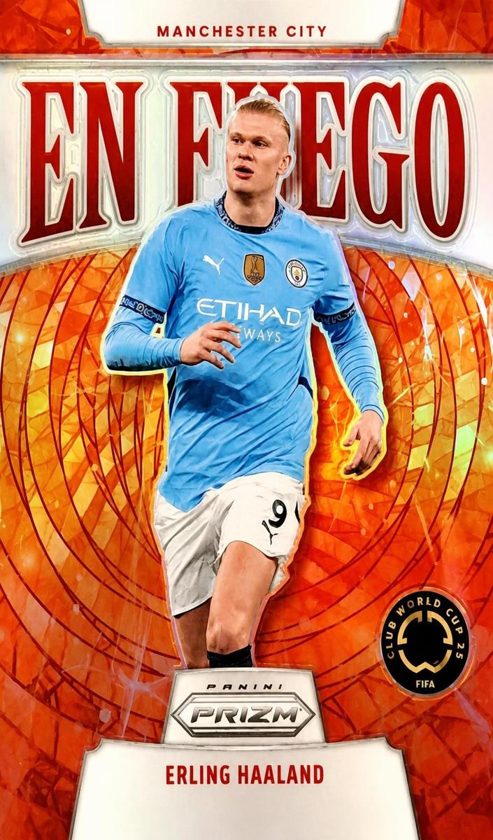 2025 Panini Prizm FIFA Club World Cup Erling Haaland [Silver] #19 card