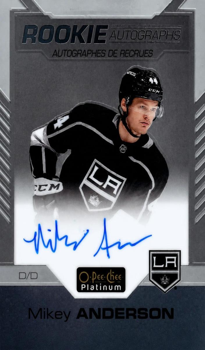 2020 O-Pee-Chee Platinum Mikey Anderson #R-MA card