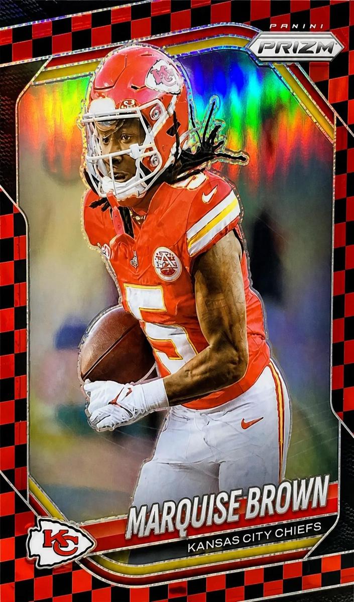 Marquise Brown 2025 Prizm Football card