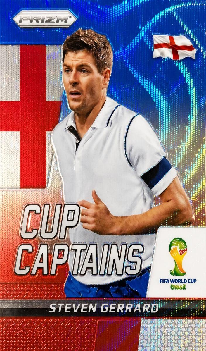 2014 Steven Gerrard [Blue & Red Blue Wave] #27