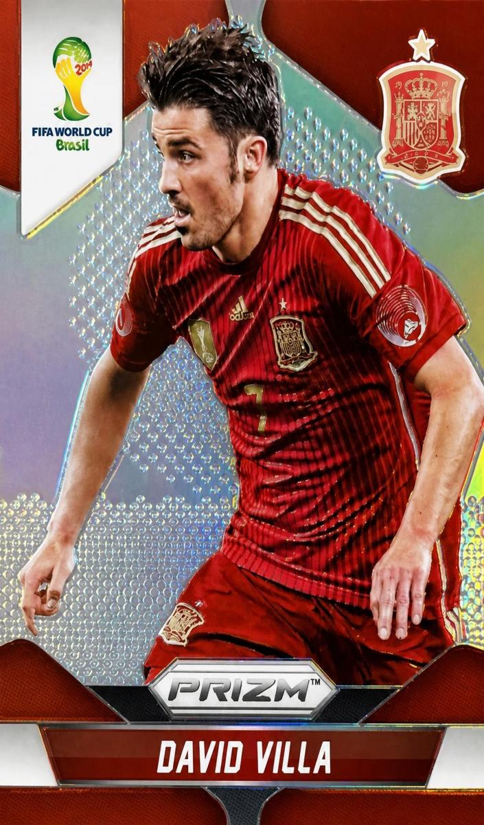 2014 Panini Prizm World Cup David Villa [Silver] #178 card
