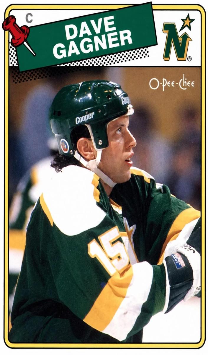 1988 O-Pee-Chee Dave Gagner #215 card