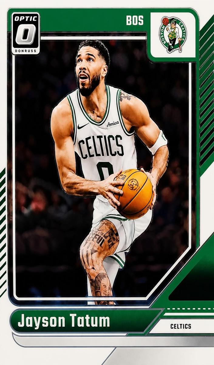 Jayson Tatum 2024-25 Donruss Optic Basketball card