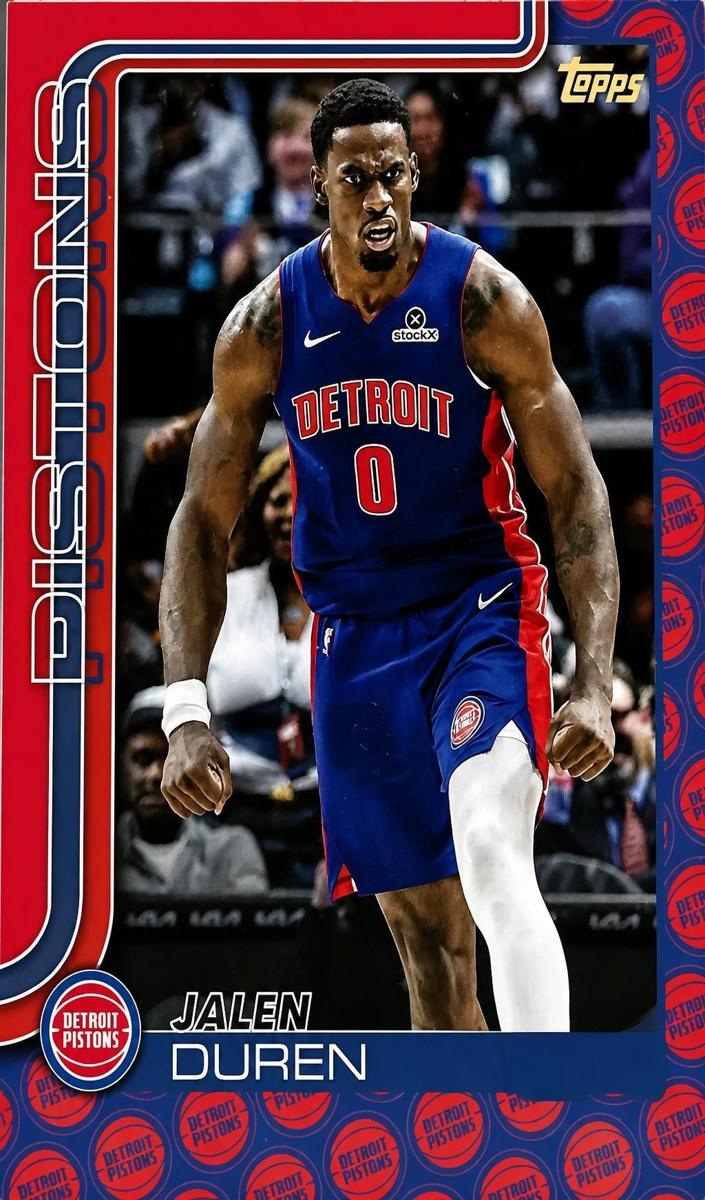 Jalen Duren 2025 Topps Basketball card