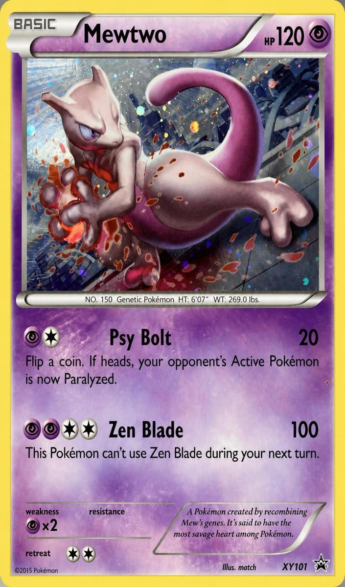 2015 Mewtwo #XY101