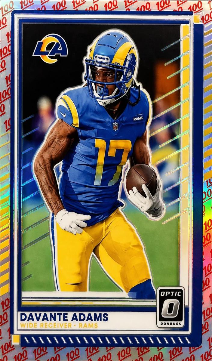 Davante Adams 2025 Donruss Optic Football card