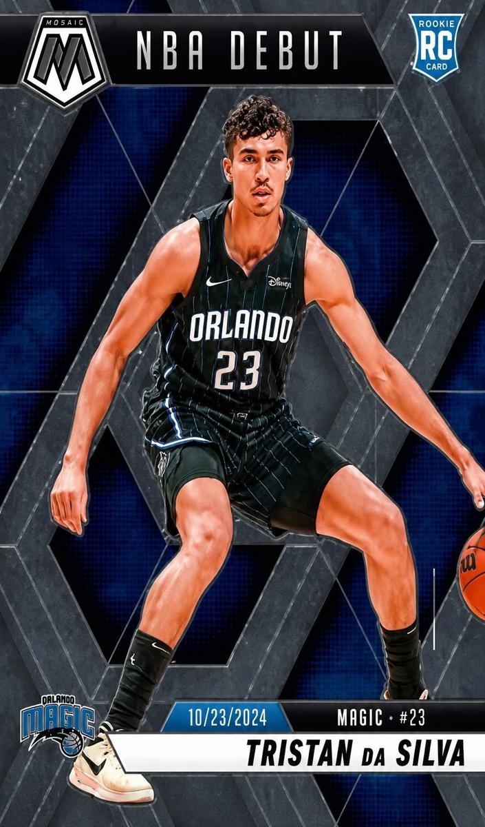 Tristan da Silva 2024 Mosaic Basketball card