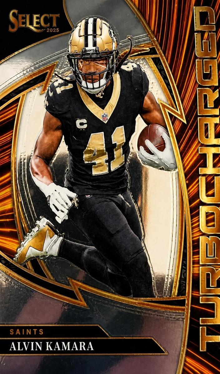 Alvin Kamara 2025 Select Football card
